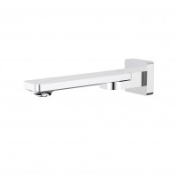 Chrome Square Wall Mount Bath Spout